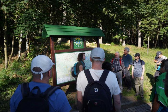 Participants in Karkonoski National Park