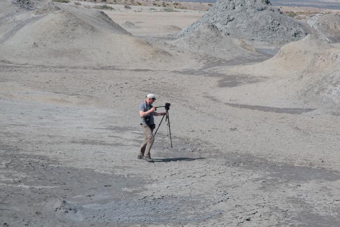 Mud volcanoes in Gobustan, Azerbaijan
