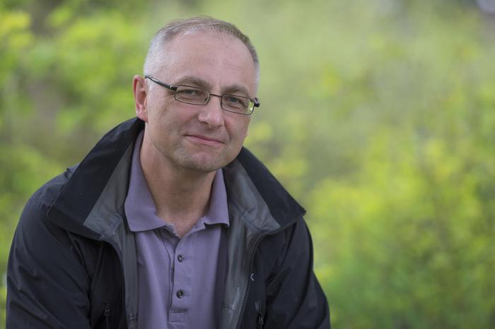 Gregor Kozlowski at the Botanic Garden of the University of Fribourg, Switzerland