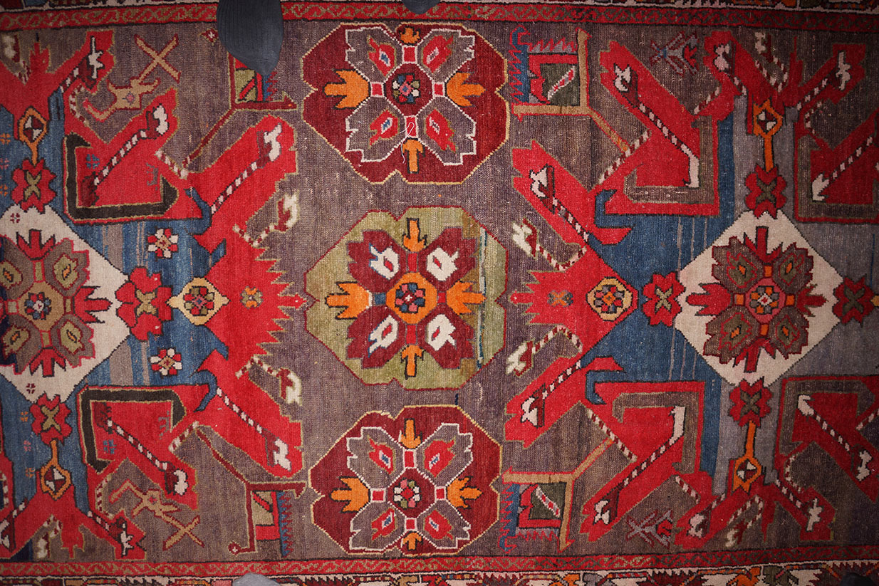 Traditional carpet, Sexi, Azerbaijan