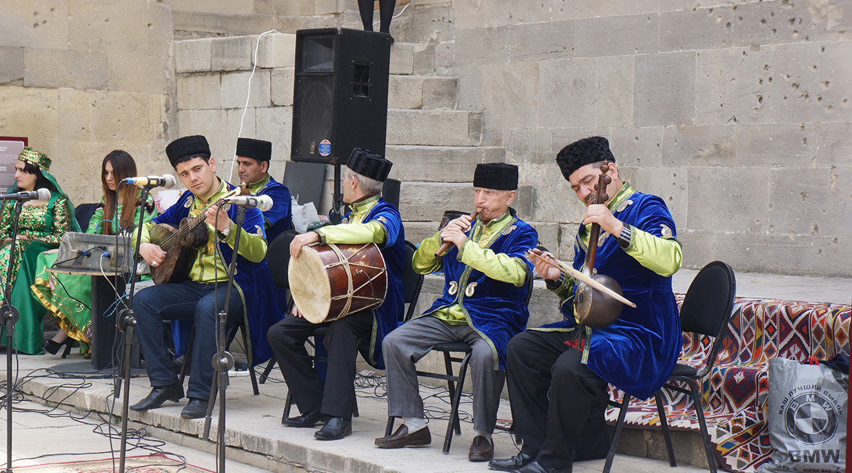 Traditional musicians, Baku, Azerbaijan