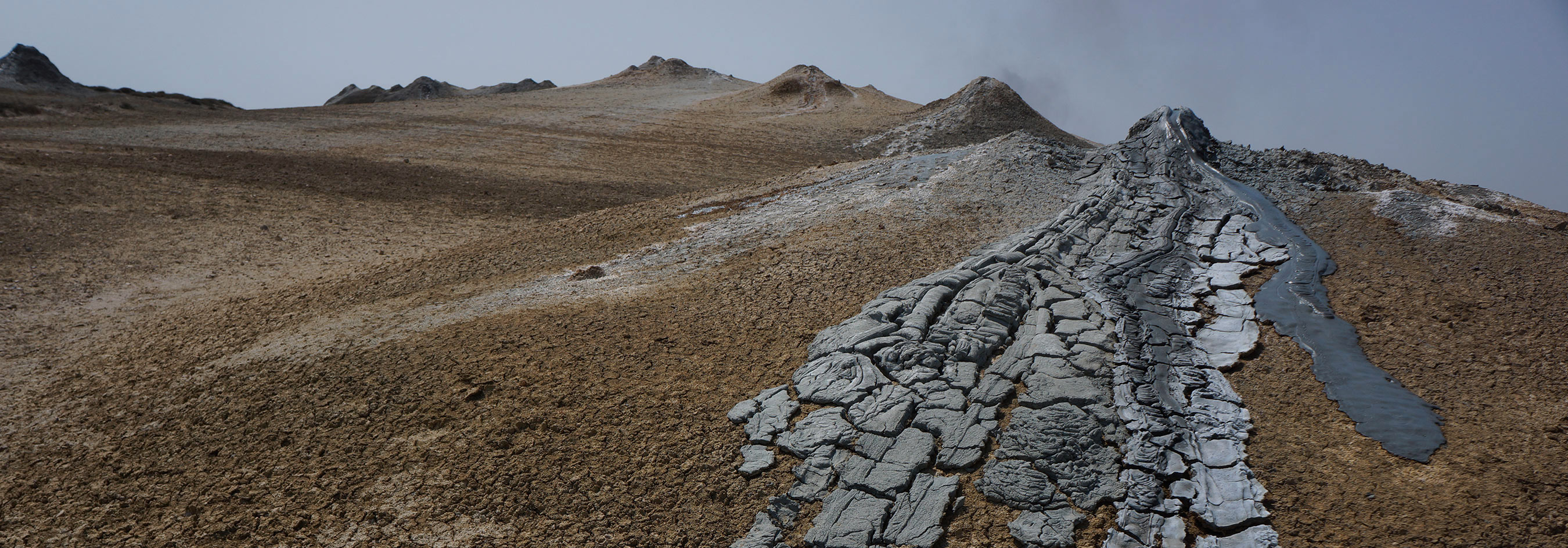 Mud volcano, Abseron, Azerbaijan