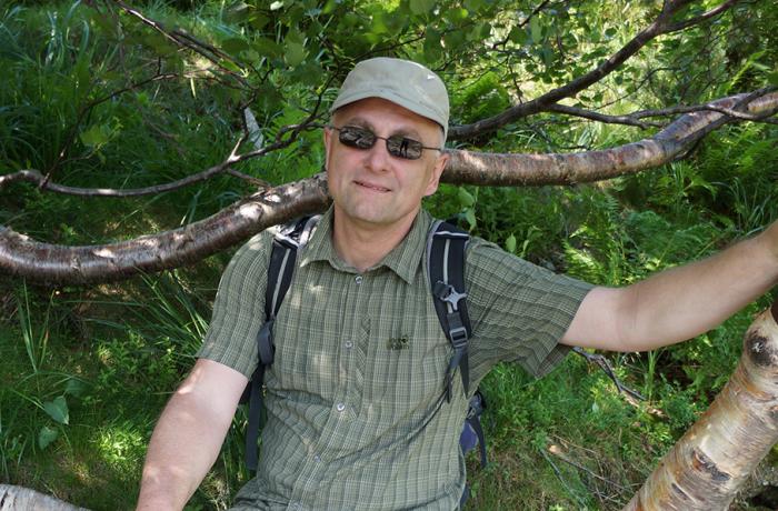 Prof. G. Kozlowski in Karkonoski National Park