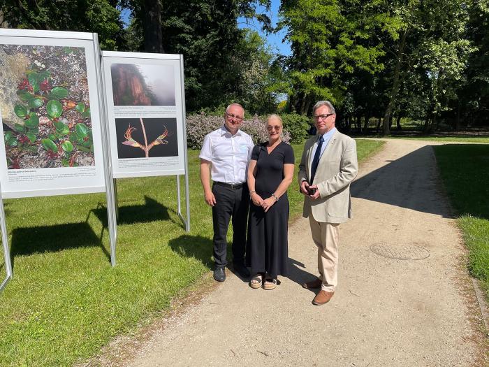 Authors with Dr. Konrad Bul (curator of the exhibition)